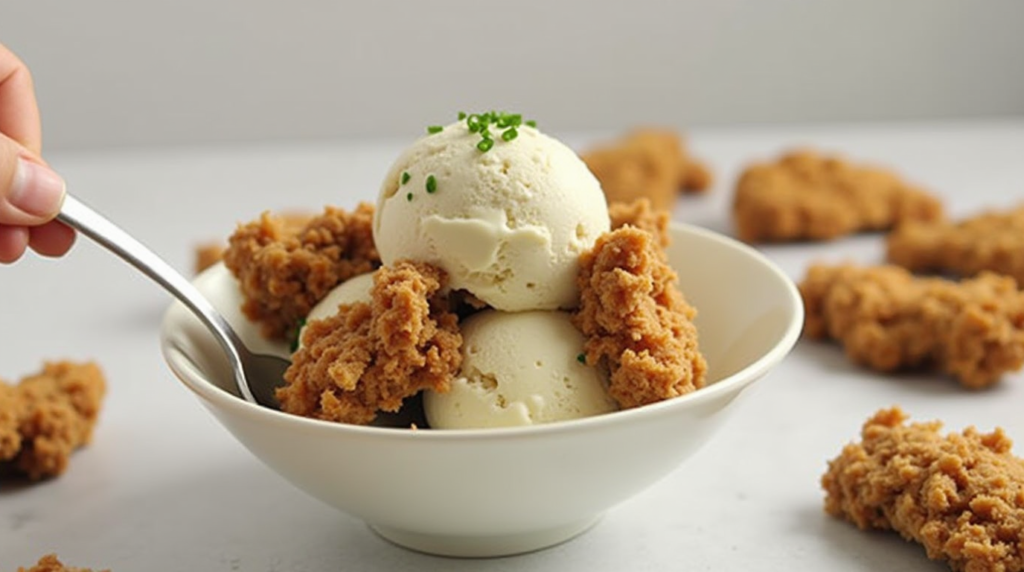 Fried Chicken Ice Cream