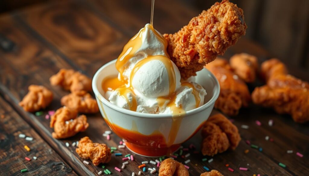 Fried Chicken Ice Cream