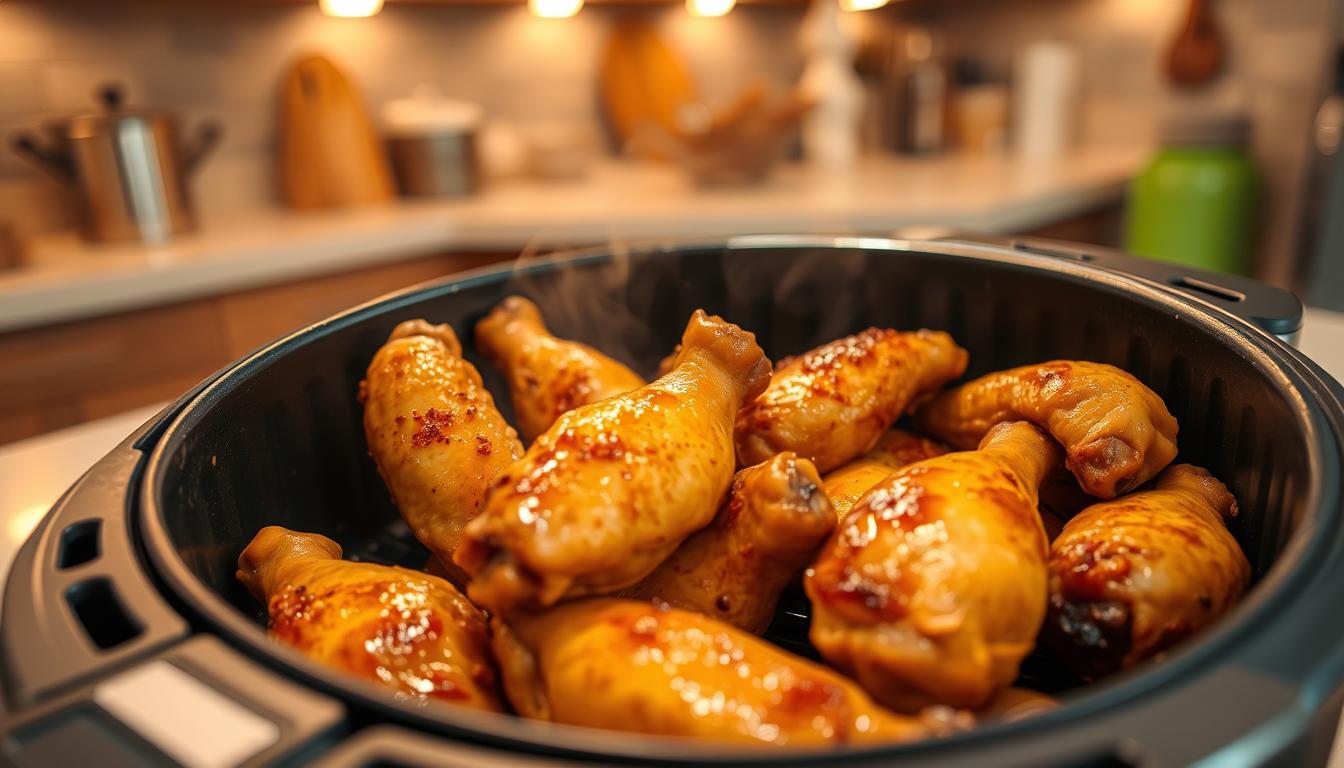 Frozen Chicken Wings in Air Fryer