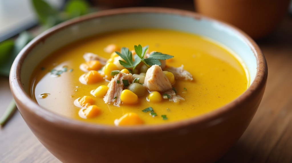 Homemade Chicken Corn Soup