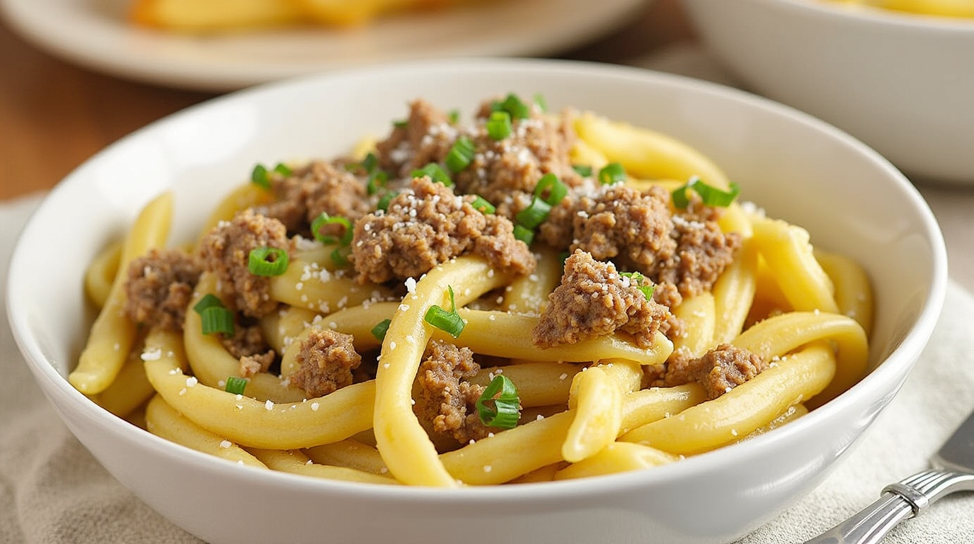 Philly Cheesesteak Pasta Recipe