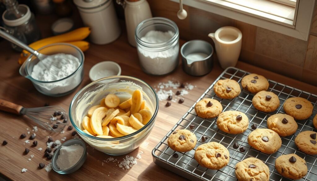 banana bread cookies recipe