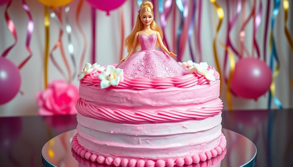 barbie birthday cake