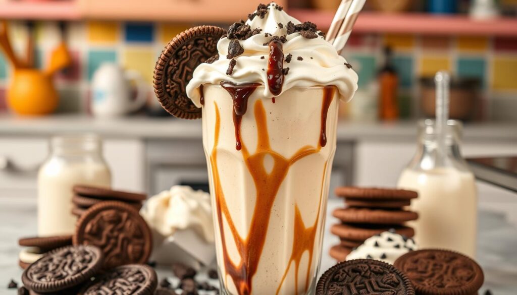 cookies and cream milkshake