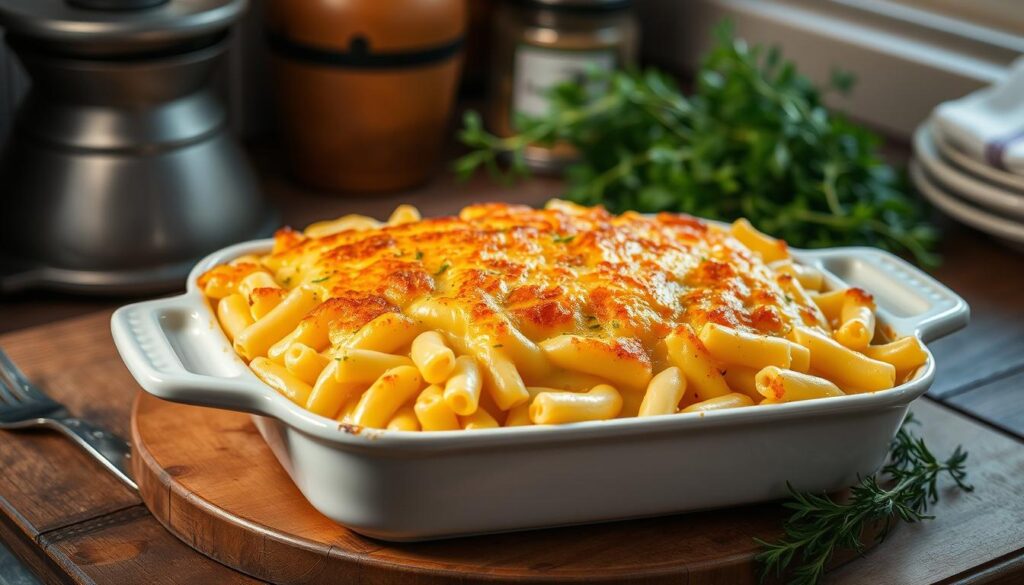 old fashioned baked macaroni and cheese