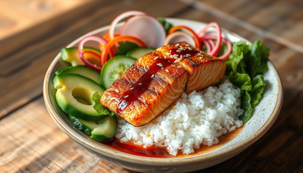 salmon bowls