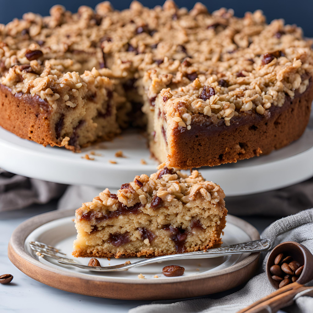 Coffee Cake Recipe with Oatmeal Streusel