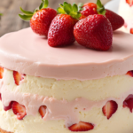 Strawberry Cheesecake Cake Recipe