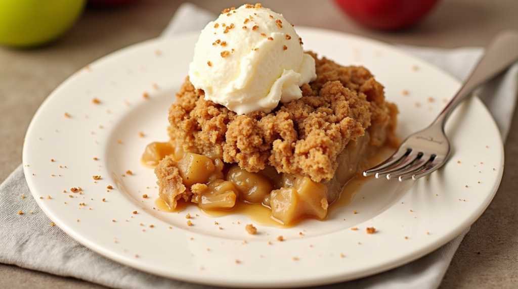 Apple Crisp With Cake