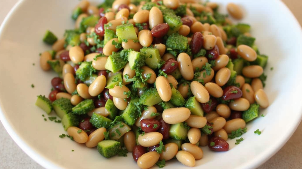 Dense Bean Salad recipe