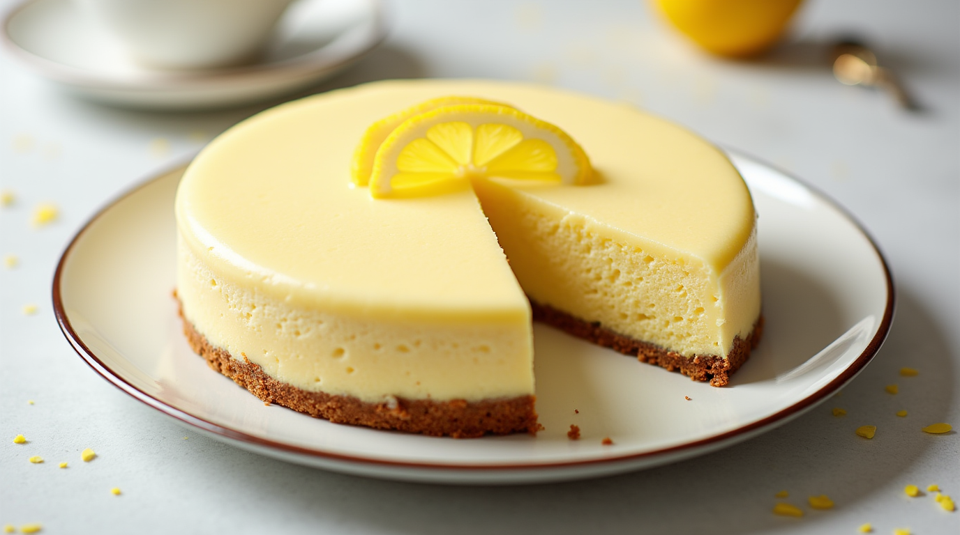 Lemon mousse cake