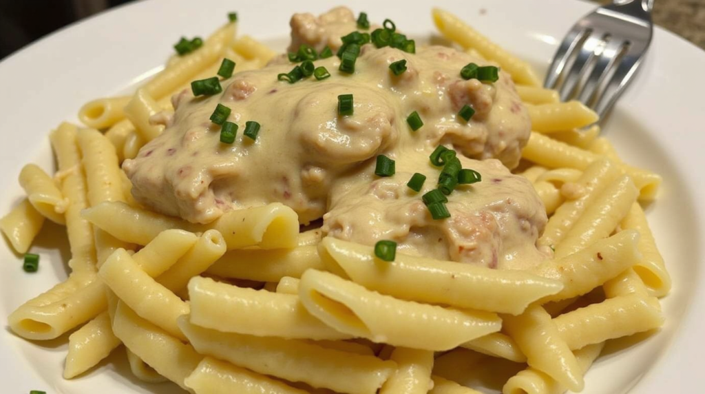 garlic parmesan chicken pasta