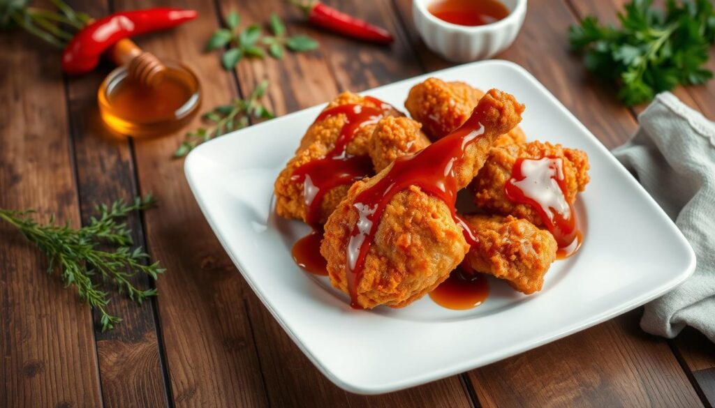 hot honey fried chicken